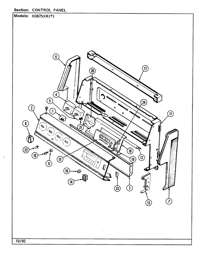 Diagram for N3875XRW