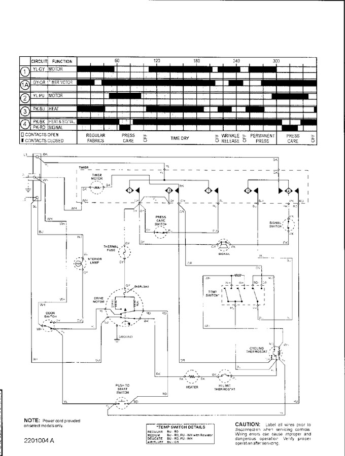 Diagram for NDE7800AYW