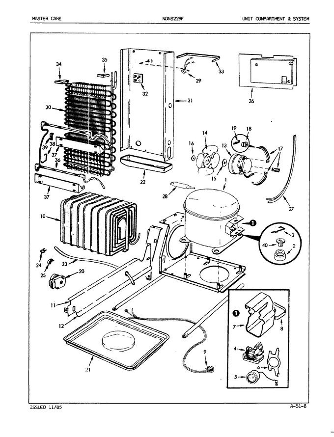 Diagram for NDNS229F (BOM: 5M57B)