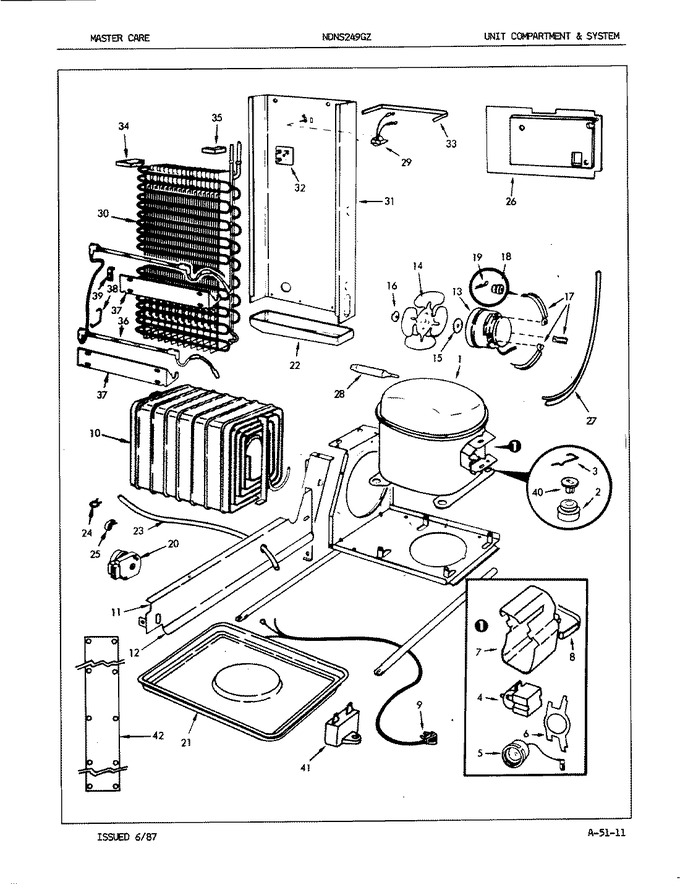 Diagram for NDNS249GZ (BOM: 7L36A)