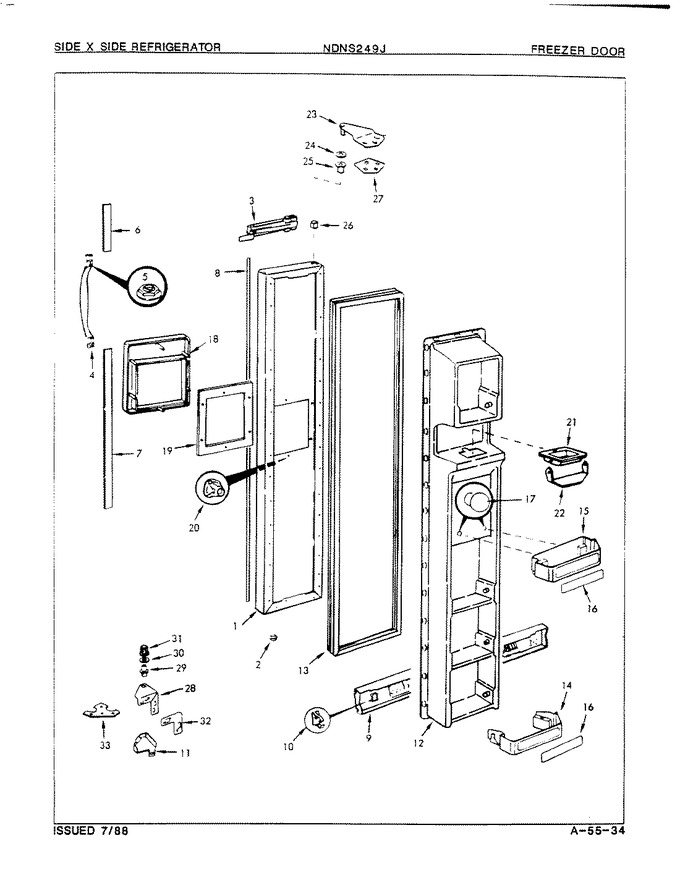 Diagram for NDNS249JA (BOM: 8L40A)