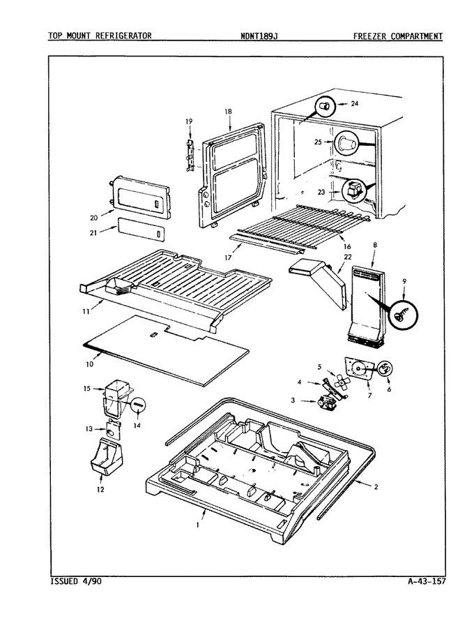 Diagram for NDNT189JA (BOM: 8B28A)
