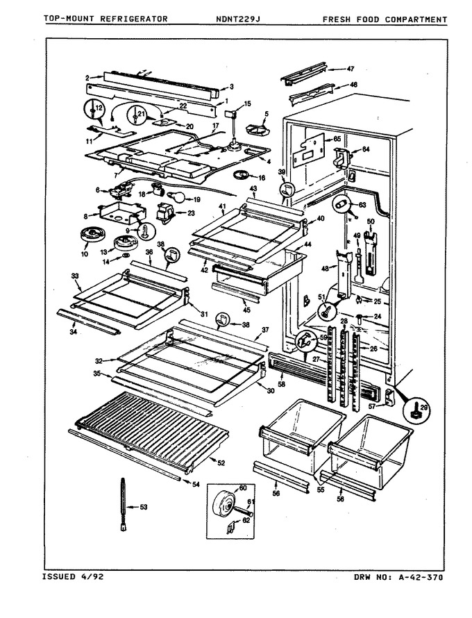 Diagram for NDNT229JA (BOM: 8B21A)
