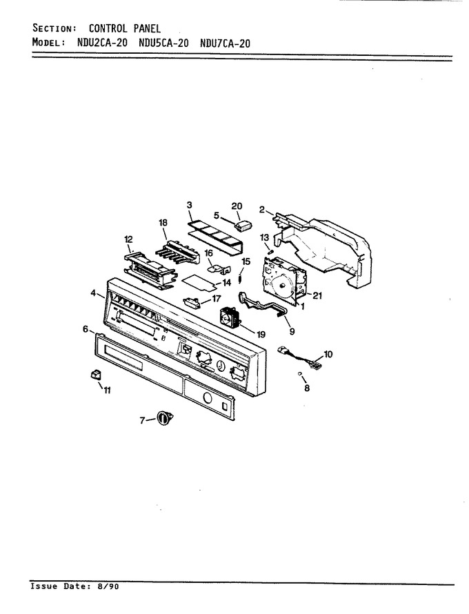 Diagram for NDU7CA-20