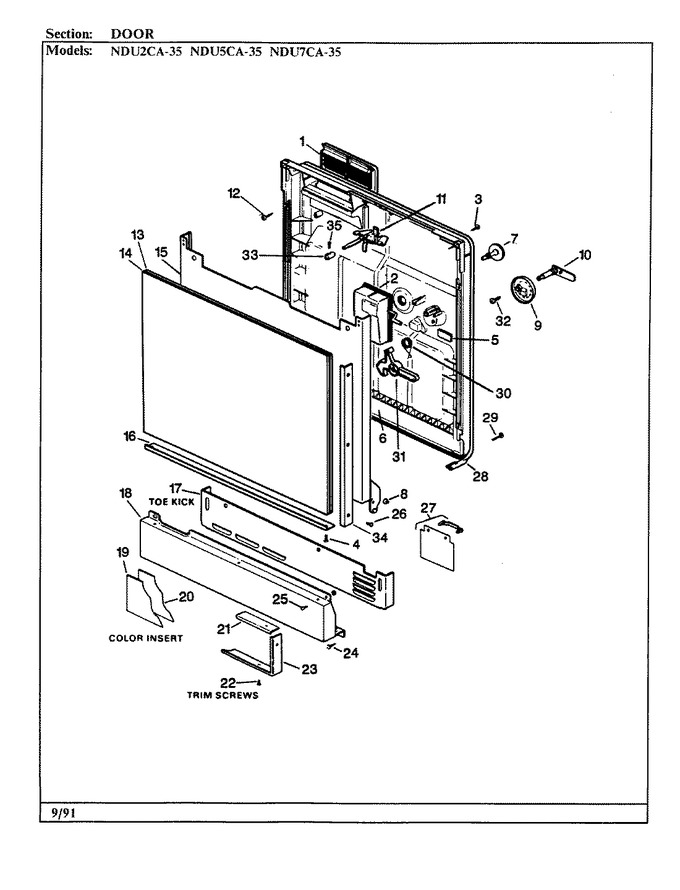 Diagram for NDU5CA-35