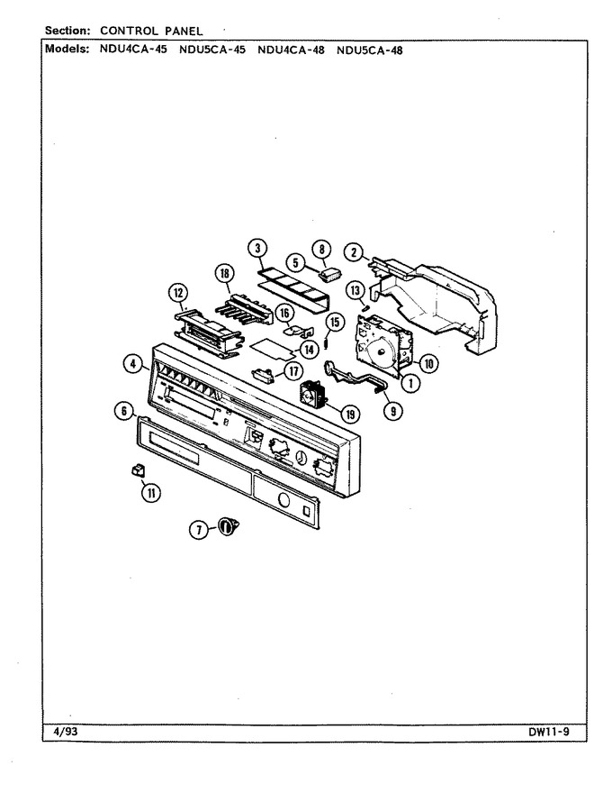 Diagram for NDU4CA-48