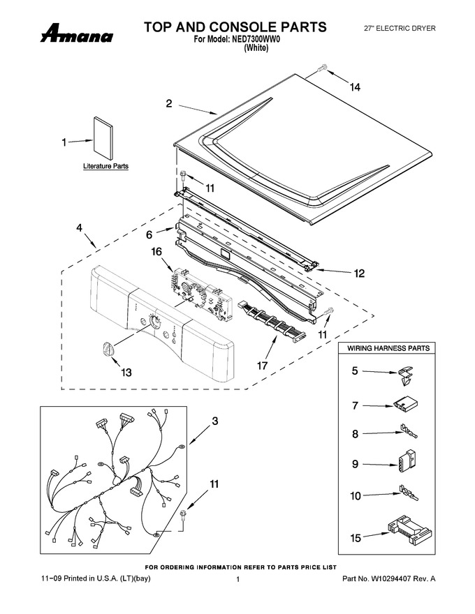 Diagram for NED7300WW0