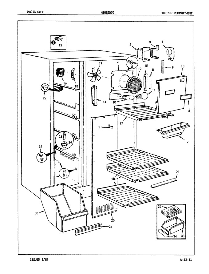 Diagram for NENS207GA (BOM: 7L31A)