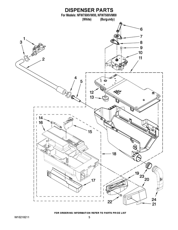 Diagram for NFW7500VM00