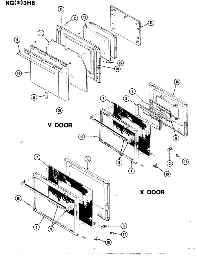 Diagram for NGA3H8EKX