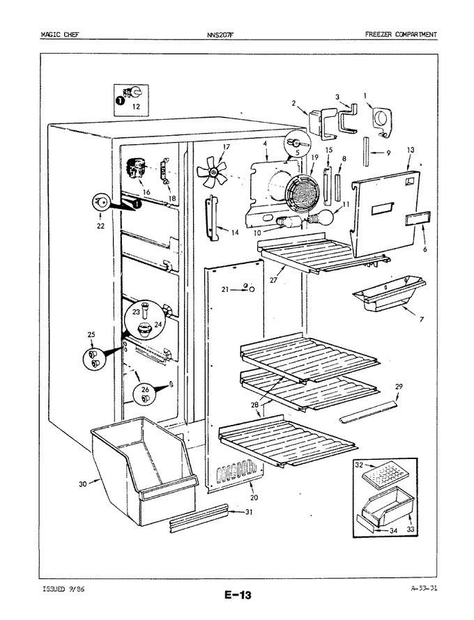 Diagram for NNS207FH (BOM: 5M52B)