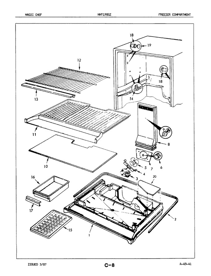 Diagram for NNT198GZA (BOM: 7A12A)