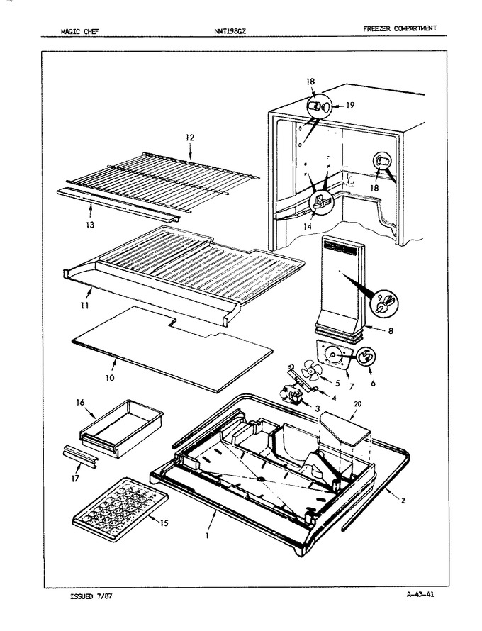 Diagram for NNT198GZ (BOM: 7A12B)