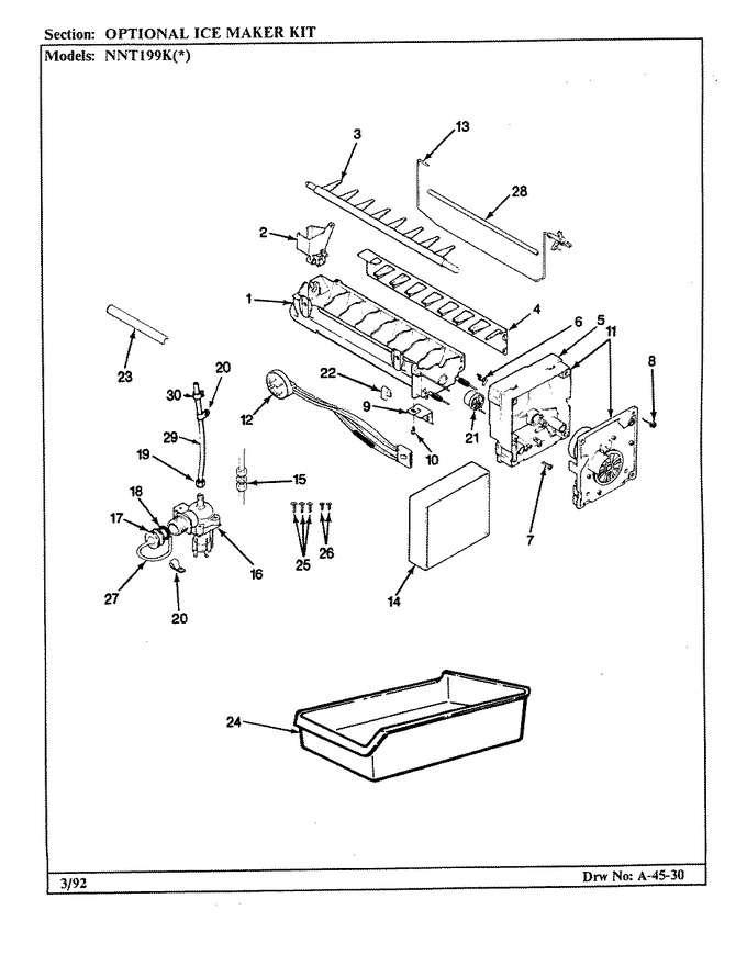 Diagram for NNT199KH (BOM: CC67A)