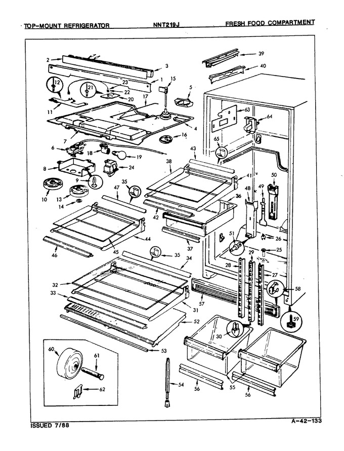 Diagram for NNT219JH (BOM: 8A38A)