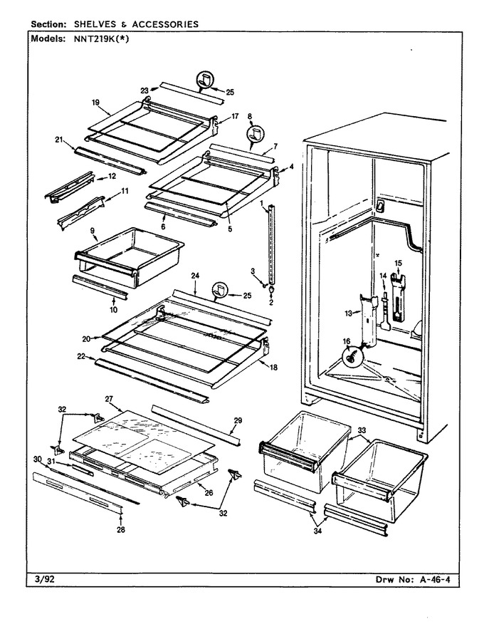 Diagram for NNT219KA (BOM: BC80A)