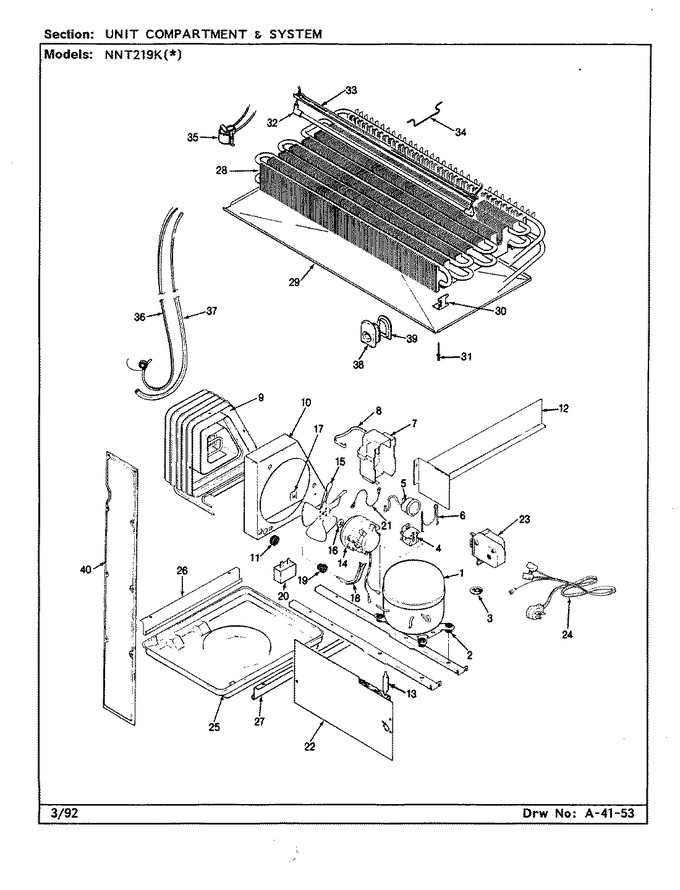 Diagram for NNT219KA (BOM: BC80A)