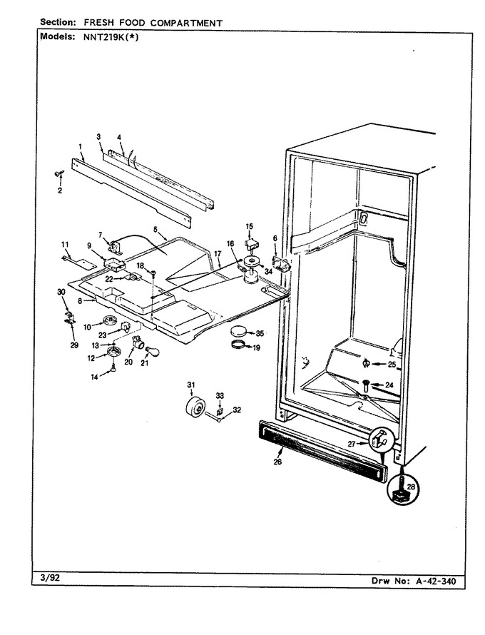 Diagram for NNT219KA (BOM: BC80A)