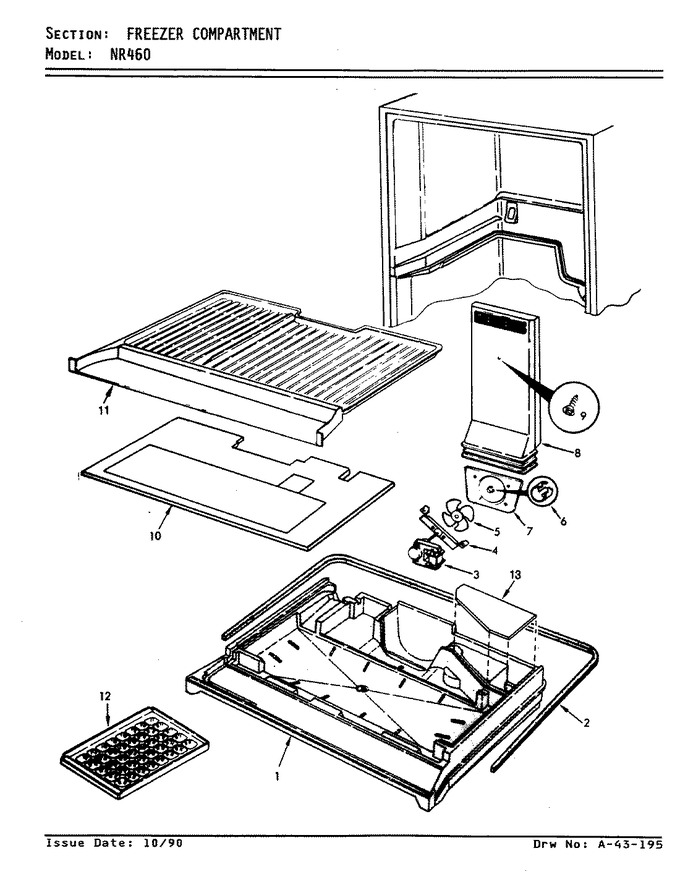 Diagram for NR460 (BOM: AF03B)