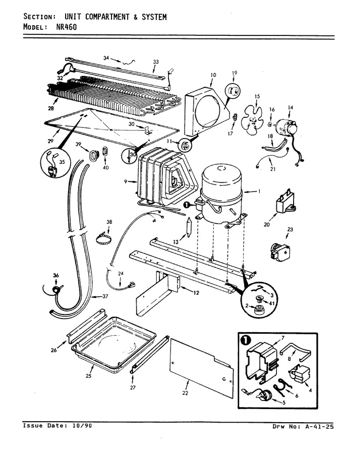 Diagram for NR460 (BOM: AF03B)