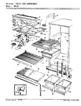 Diagram for 02 - Fresh Food Compartment