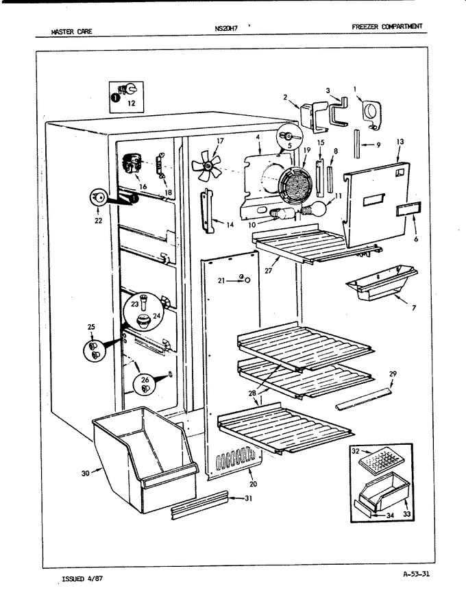 Diagram for NS20H7 (BOM: 7L11A)