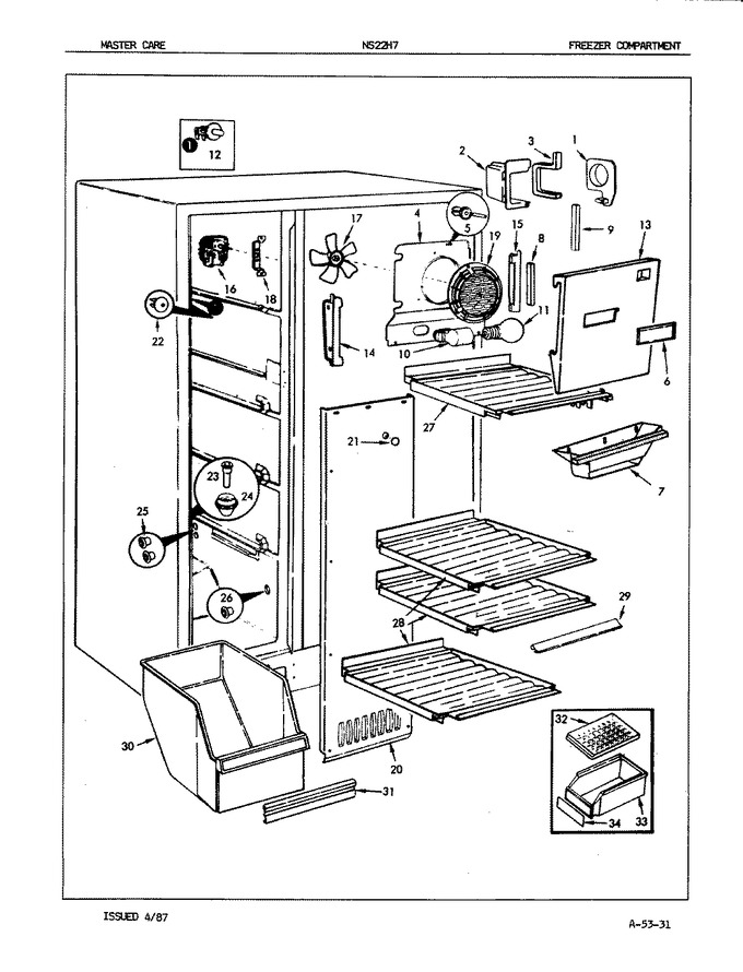Diagram for NS22H7A (BOM: 7L15A)