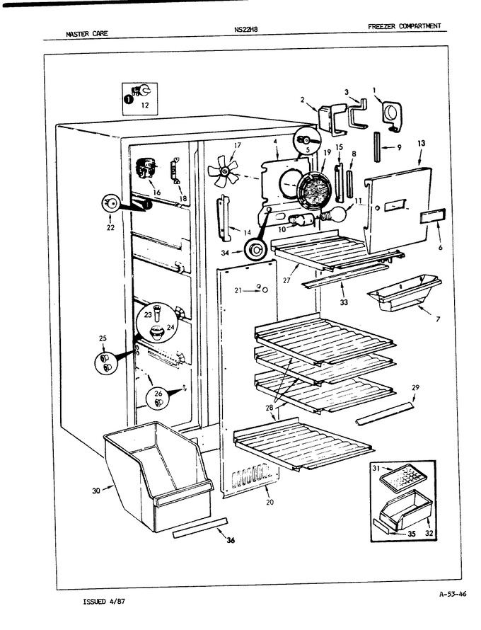 Diagram for NS22HP8A (BOM: 7L04A)