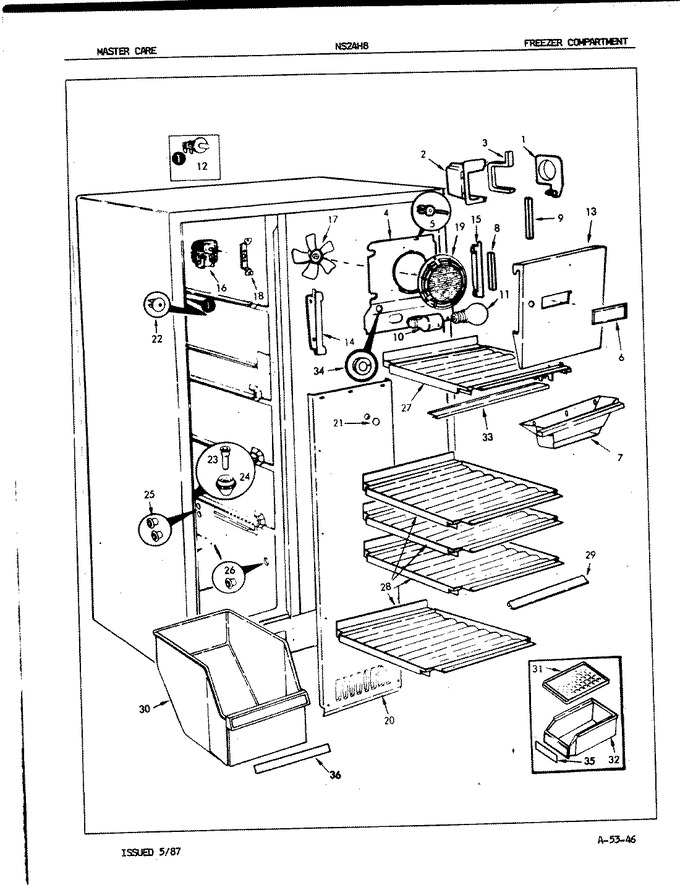 Diagram for NS24H8 (BOM: 7L07A)
