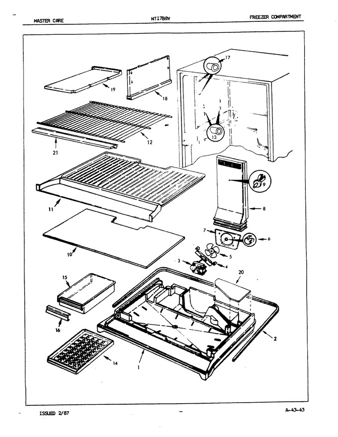 Diagram for NT17B8VA (BOM: 7A25A)