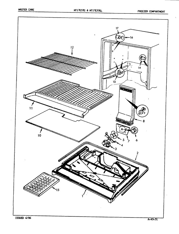 Diagram for NT17E53GA (BOM: 5D57A)