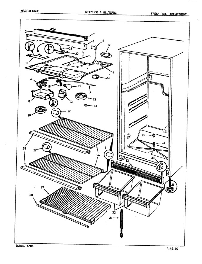 Diagram for NT17E53GLA (BOM: 5D57B)