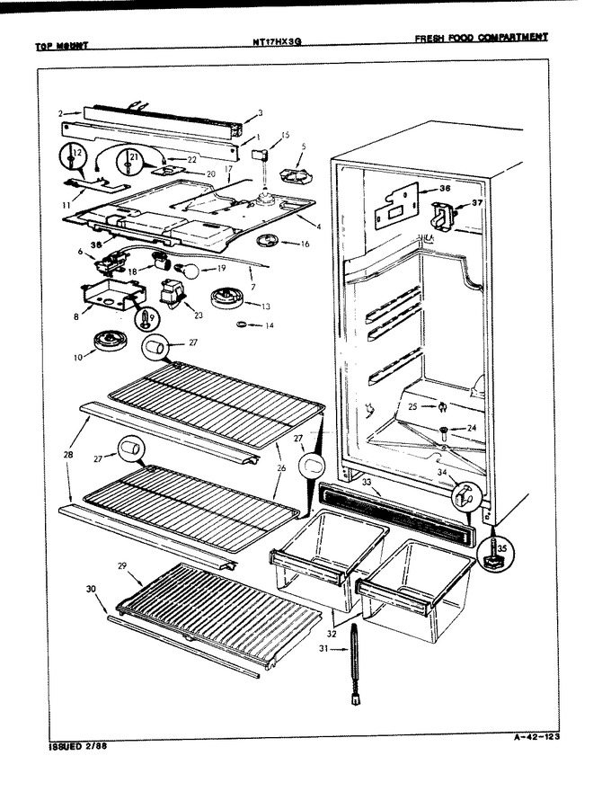 Diagram for NT17HX3GA (BOM: 8D21B)
