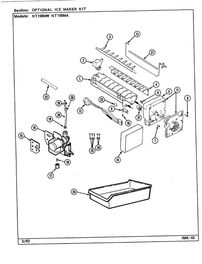 Diagram for NT198MA (BOM: DE58A)