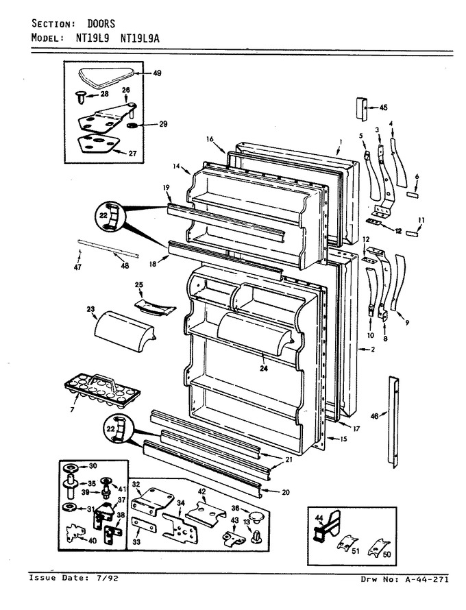 Diagram for NT19L9 (BOM: AA61C)