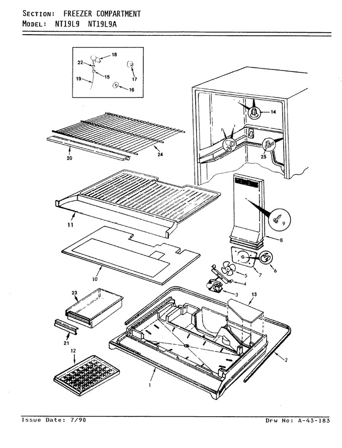 Diagram for NT19L9 (BOM: AA61C)