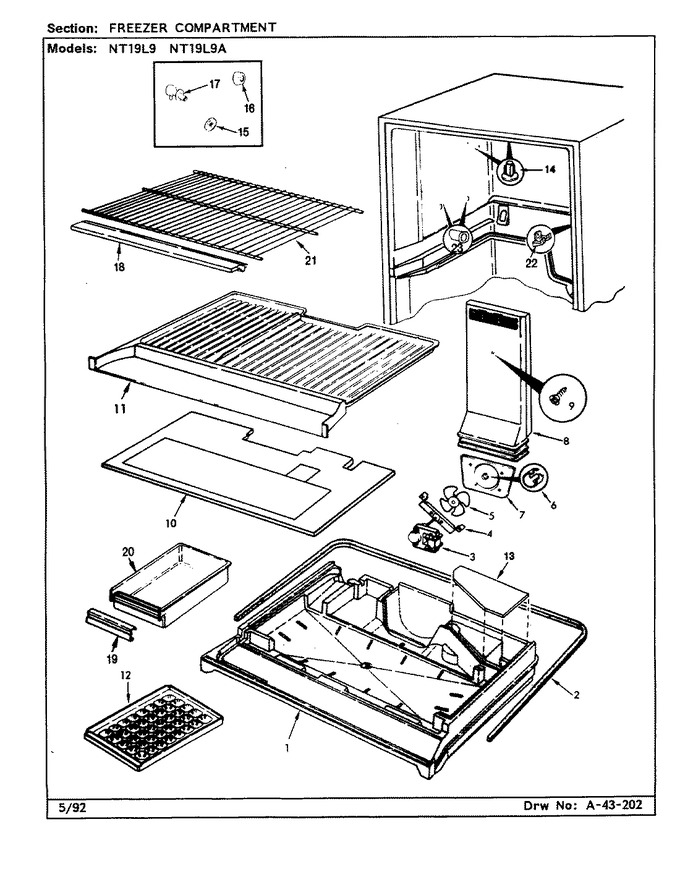 Diagram for NT19L9A (BOM: CA62A)
