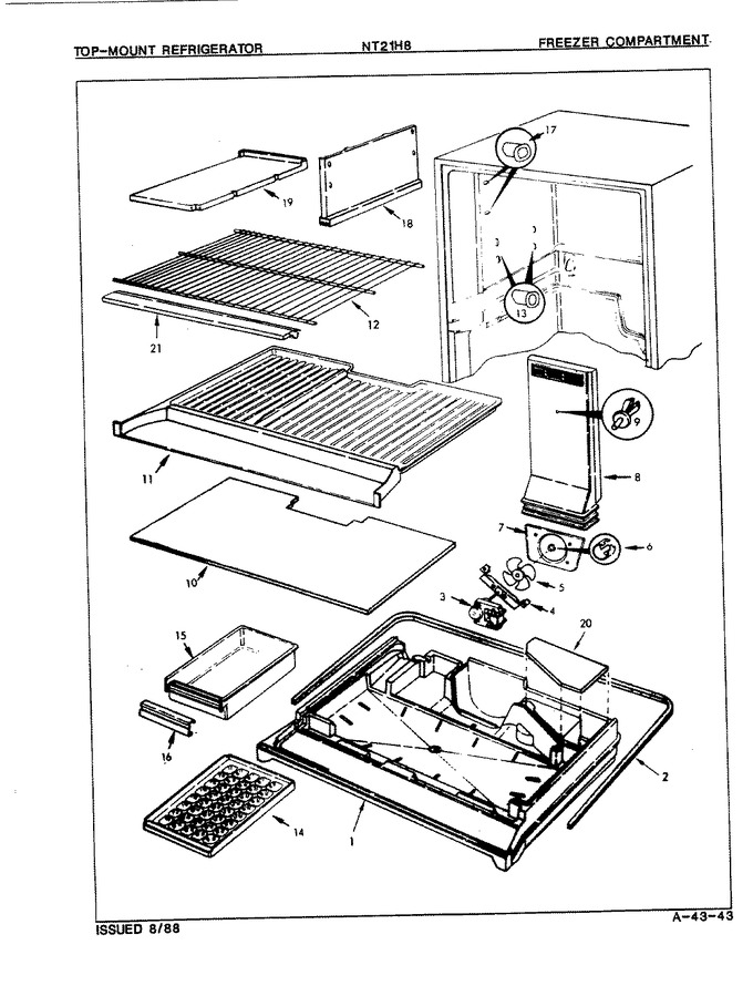 Diagram for NT21H8A (BOM: 8A76A)