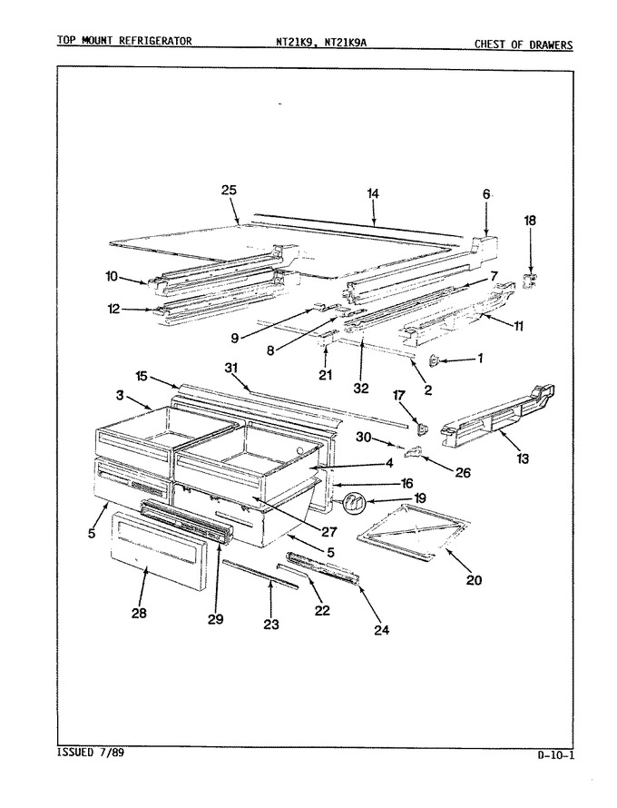 Diagram for NT21K9A (BOM: 9A64A)