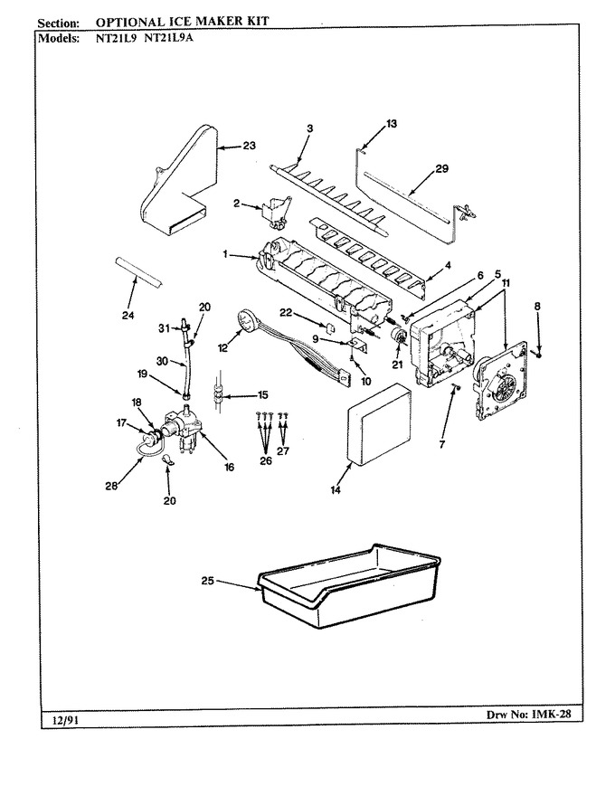 Diagram for NT21L9A (BOM: BA76B)