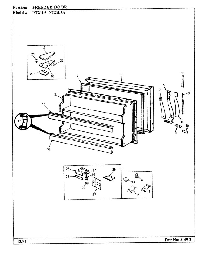 Diagram for NT21L9A (BOM: BA76B)