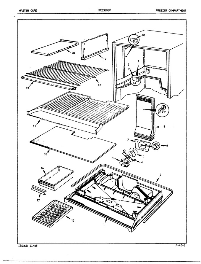 Diagram for NT23B8SVA (BOM: 5A78A)