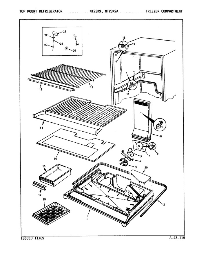 Diagram for NT23K9 (BOM: 9A03A)