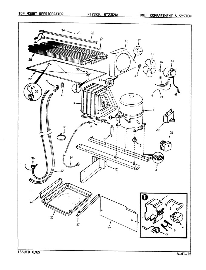 Diagram for NT23K9 (BOM: 9A03A)