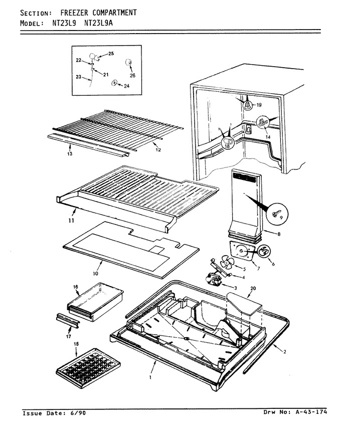 Diagram for NT23L9 (BOM: AA98B)