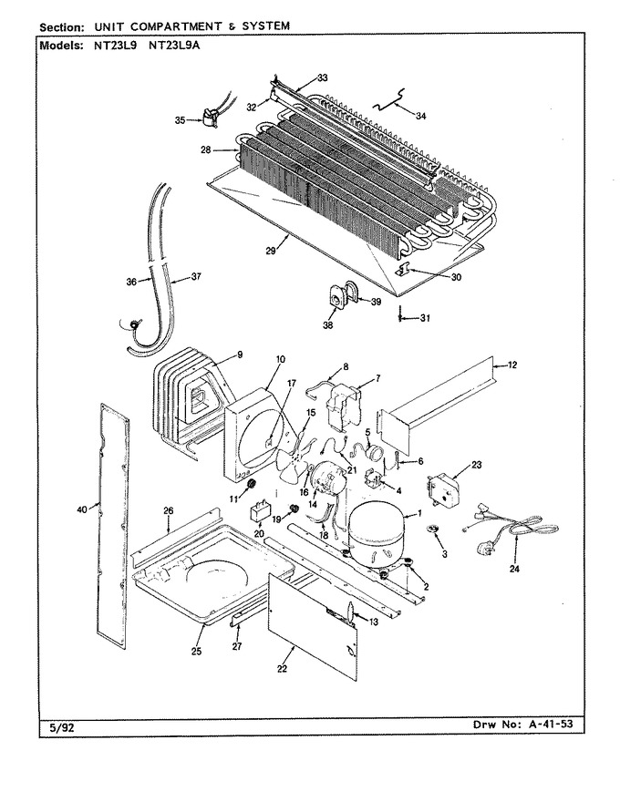 Diagram for NT23L9 (BOM: BA98B)