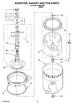 Diagram for 03 - Agitator, Basket And Tub Parts