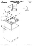 Diagram for 01 - Top And Cabinet Parts