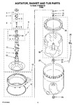 Diagram for 03 - Agitator, Basket And Tub Parts
