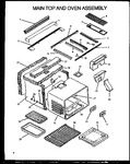 Diagram for 03 - Main Top And Oven Assy
